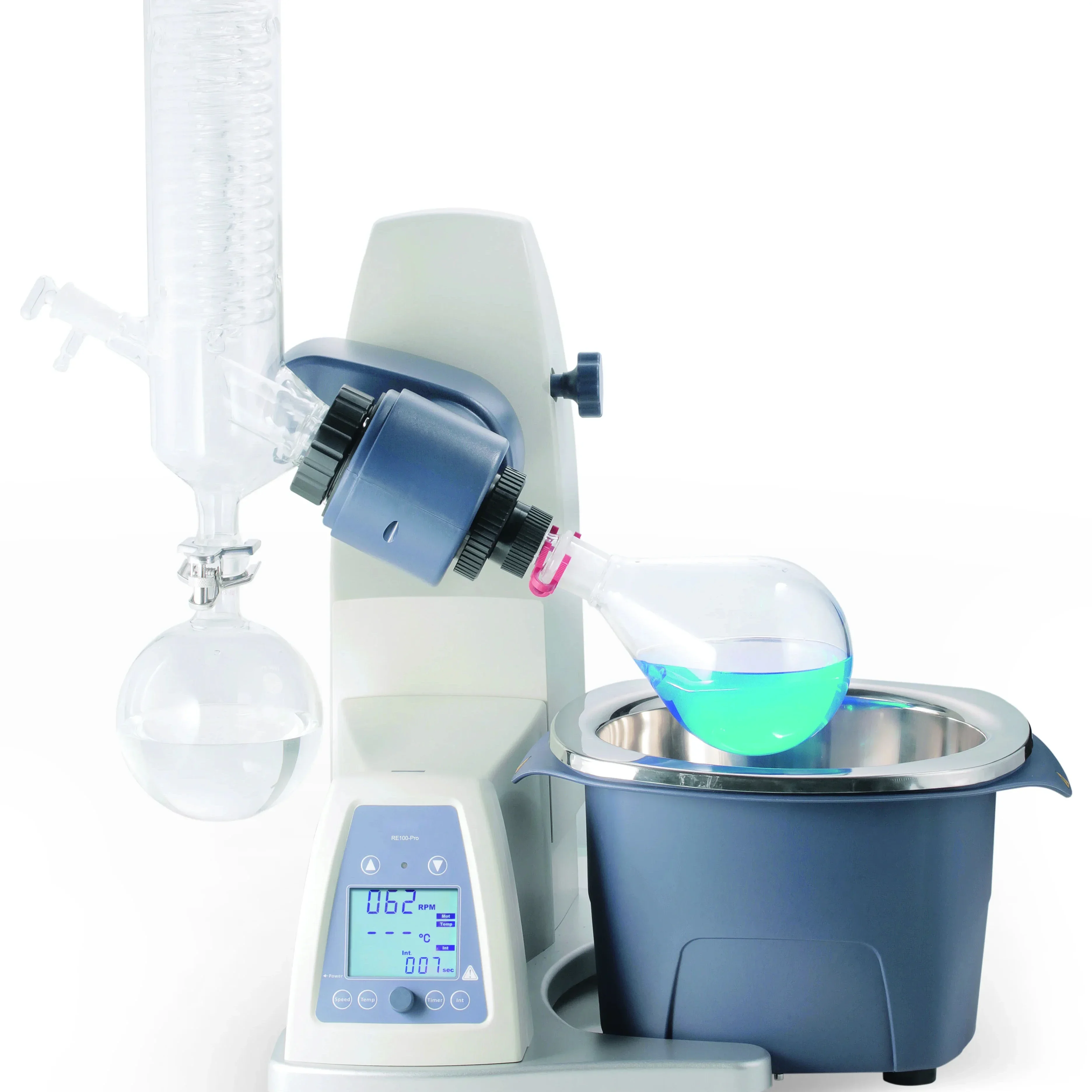 يستخدم مختبر RE100 Pro التحكم الرقمي في درجة الحرارة المبخر الدوار مع دعم OEM