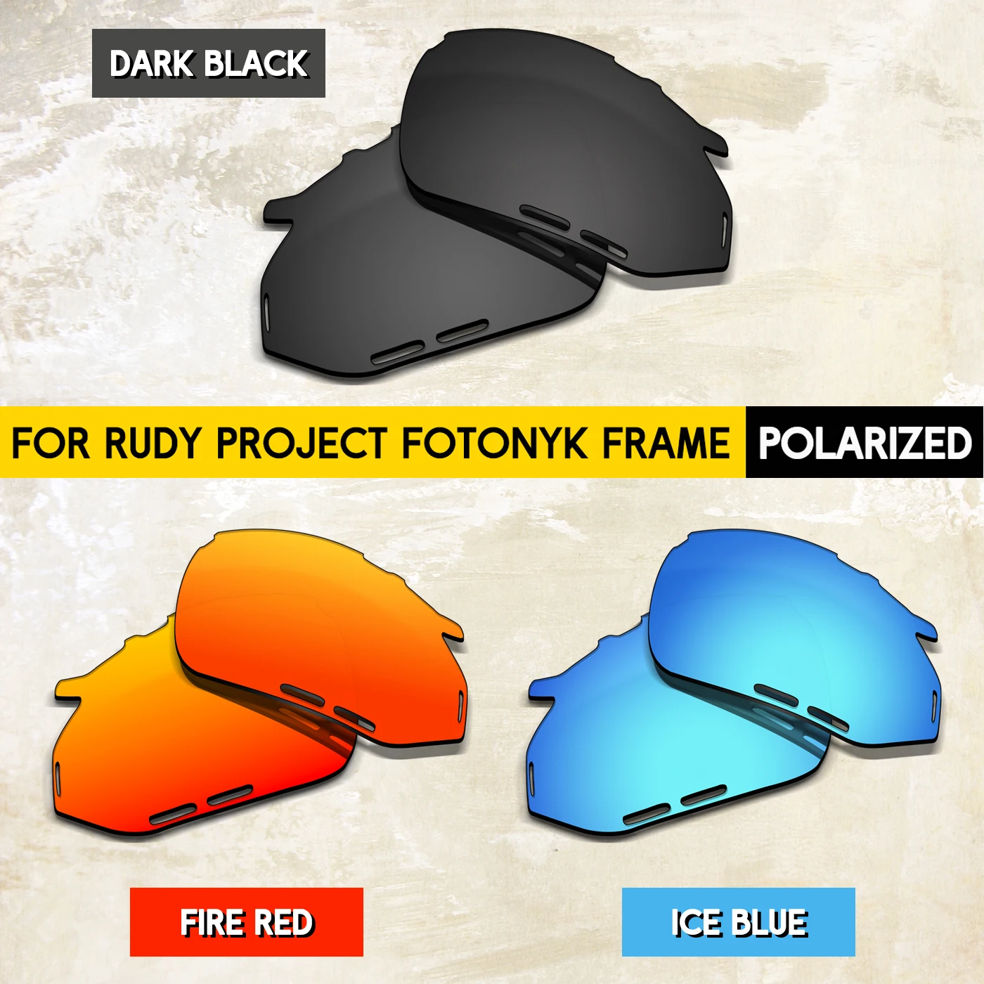 Fit for Rudy Project Fotonyk Frame Lenses Replacement for Rudy Project Fotonyk Sunglasses