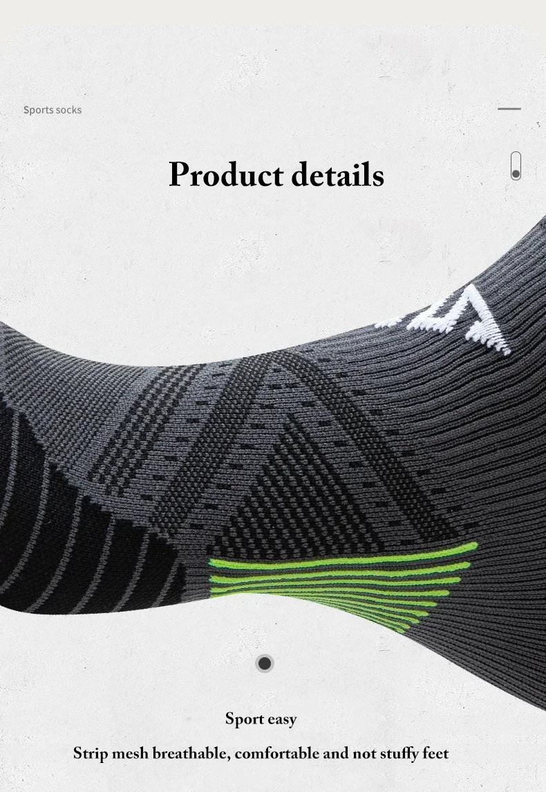4 paare/los Frau männer Socken Kompression Atmungs Basketball Sport Radfahren Laufen Handtuch Socken Hohe Elastische Rohr Socken – Detail 11