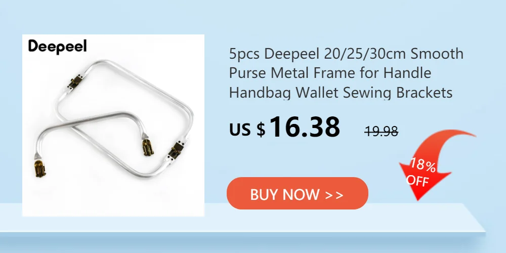 1/2Pcs Deepeel 20.5/27cm Metal Wallet Frame Embossed Hand Pull Parts Purse Bag Handle Kiss Clasp Lock DIY Hardware Accessories