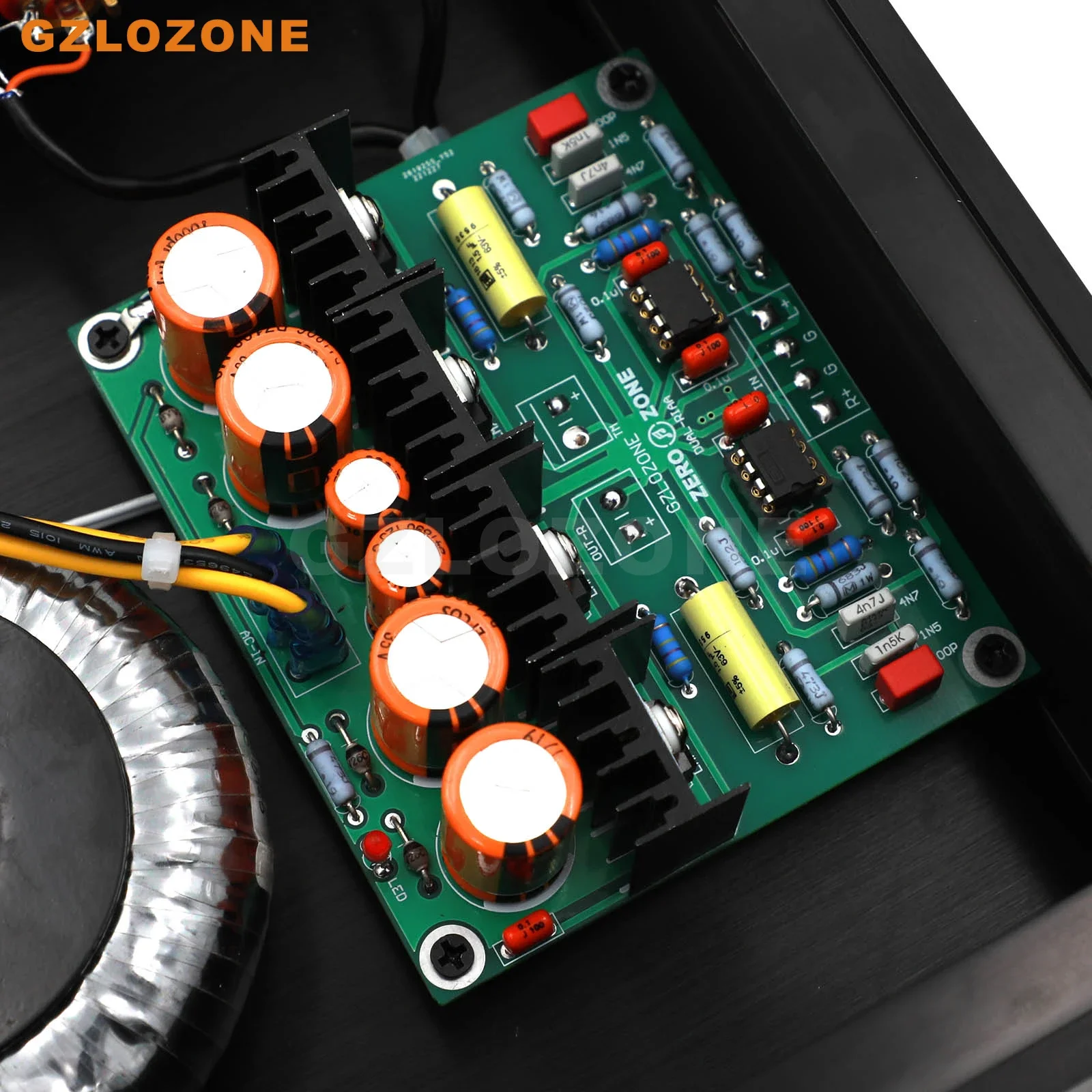 GZLOZONE HIFI الأقراص الدوارة الكلاسيكية السمفونية فونو مكبر للصوت قاعدة على دائرة DUAL RIAA MM