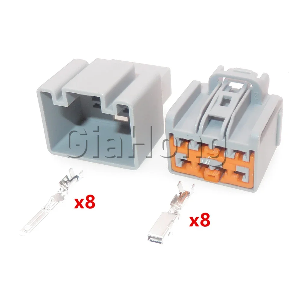 1 Set 8 Way 7282-3243-40 7283-3243-40 AC Assembly Electrical Connector Automobile Male Plug Female Socket Car Wire Cable Adapter