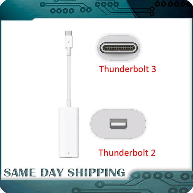 オリジナル公式アップルサンダーボルト3 USB-Cにサンダーボルト2アダプタ変換ケーブルMMEL2 A1790白 - AliExpress