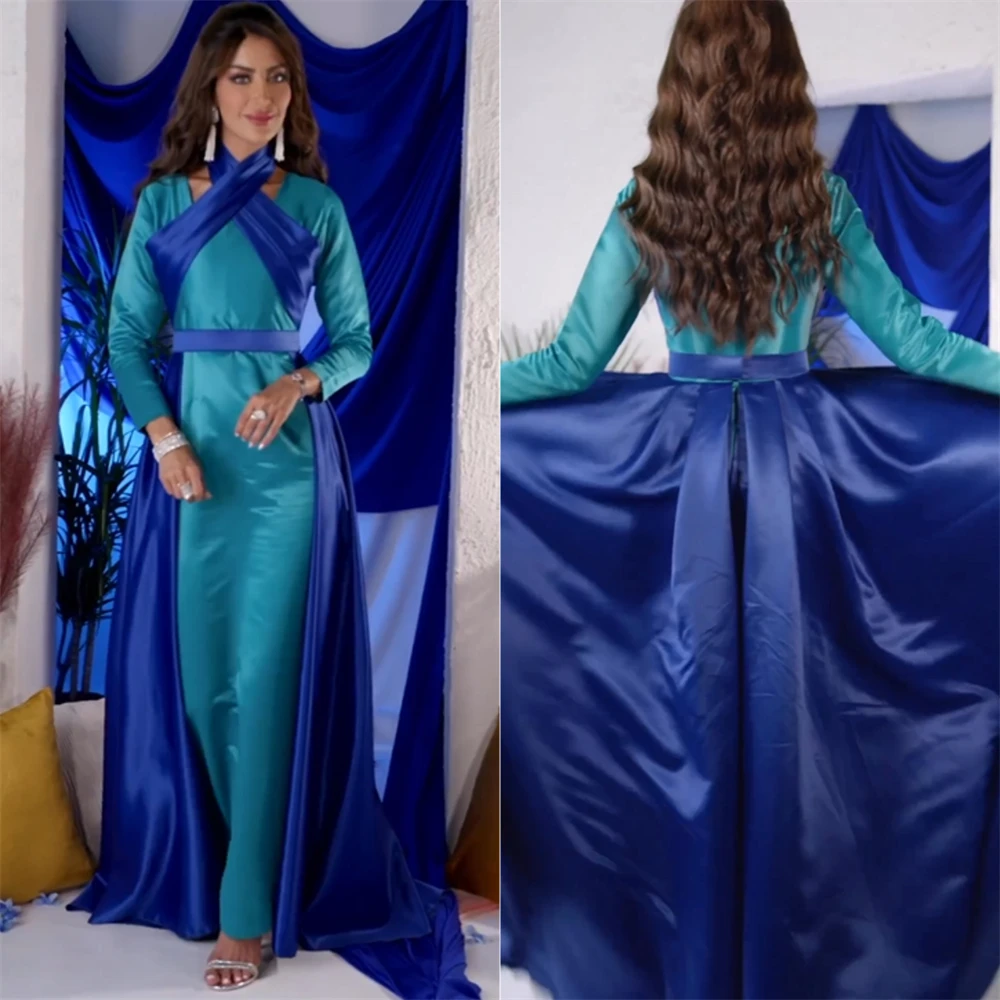 

Customized Elegant Square Sheath Celebrity Fold Draped S Occasion Evening Gownvestidos de coquetel فستان