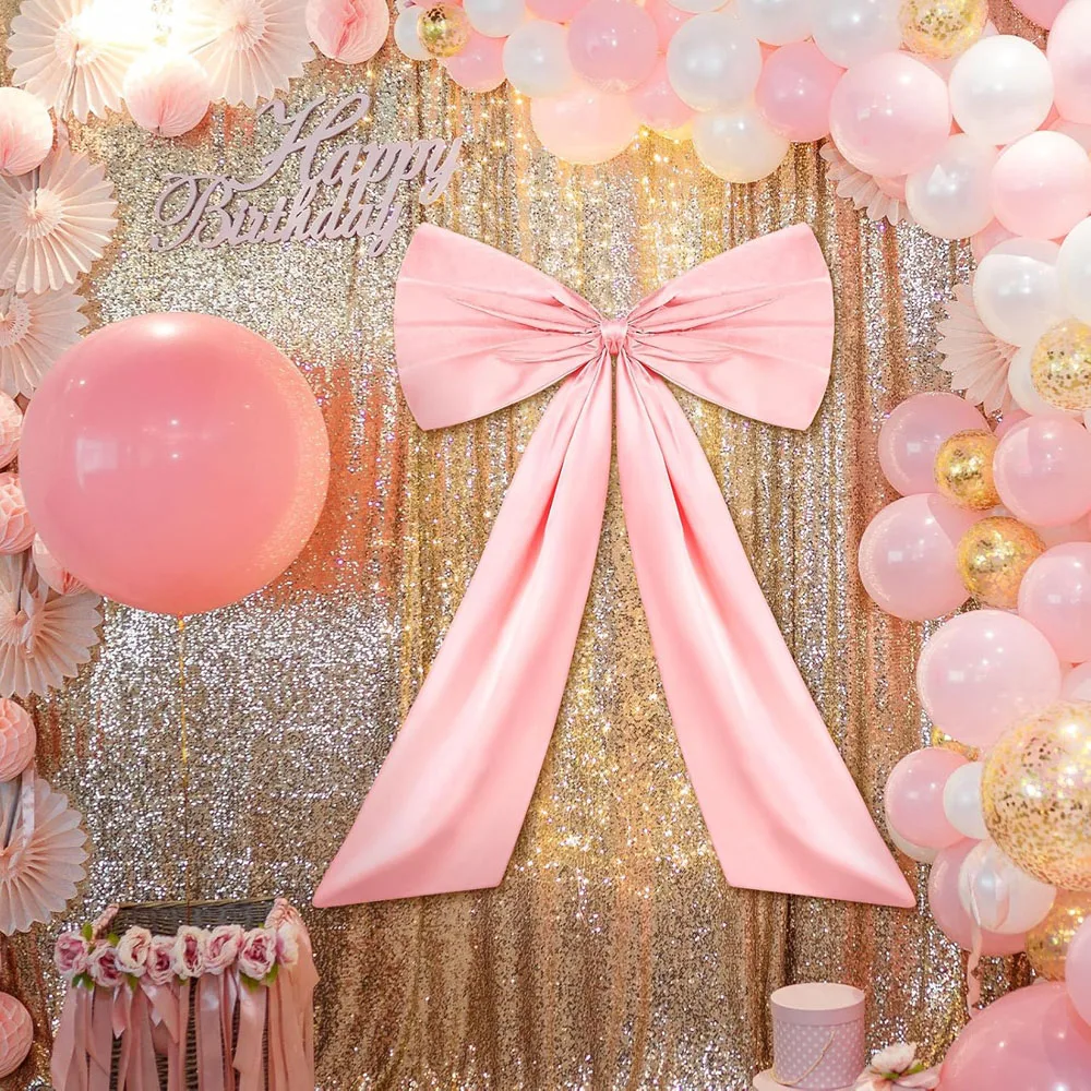 

Elegant Big Bow Centerpiece for Wedding Christmas Holiday Party Decor - Festive Event Showcase Hot Selling Item