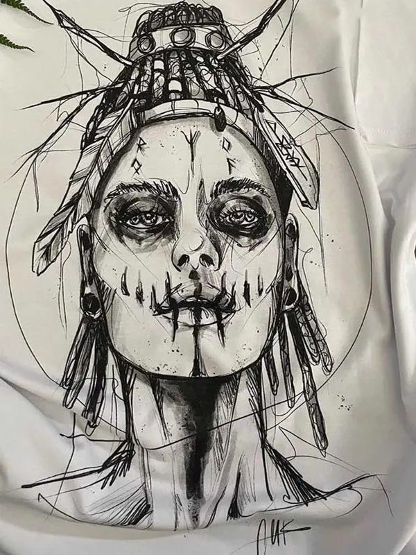 

Loose Women's T-irt Ultra-Large Size Cotton Print ort Sve Base Layer Summer Clothing for plus Size Women Body Concealing