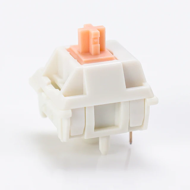 Przełączniki dotykowe Holy Panda 55g 62g 67g POM Creamy do klawiatur mechanicznych, gamingowych, customowych, DIY, 5-pinowe, zamienniki Cherry MX, hot-swap