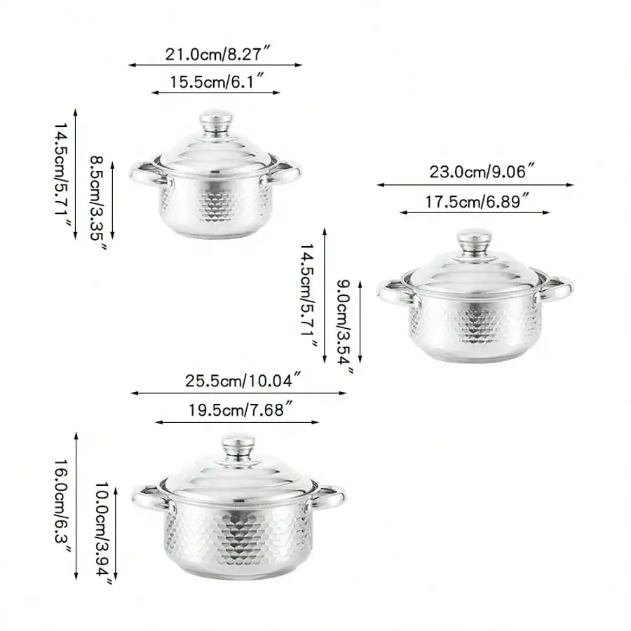 12-Piece Cookware Set, Made Of Stainless Steel, Non-Stick, Kitchen Cookware Set, Non-Stick Cooking Set, All Kinds Of Pots And Pans To Meet All Kitchen Needs, The Best And Most Practical Gift For Mom