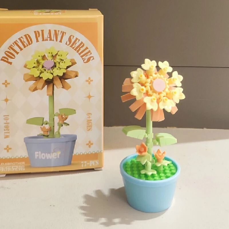 

Розы Микро Строительные Блоки Игрушки Для Детей Букет Цветов Набор DIY 3D Цветы Головоломки Для Домашнего Декора Настольные Украшения Подарки