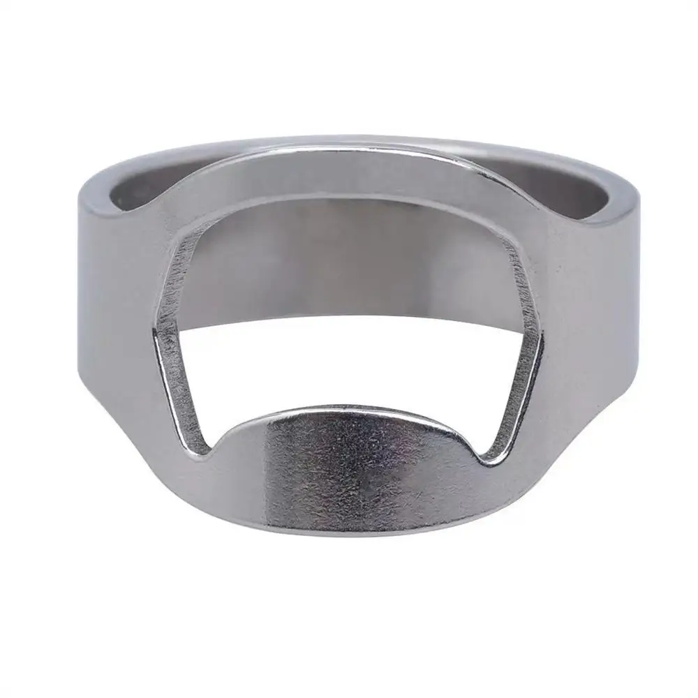 Opener Convenient Beer Bottle Opener Fashion Innovation Essential Top Trends Creative Ring Ring Unique Titanium Steel Ring Trend