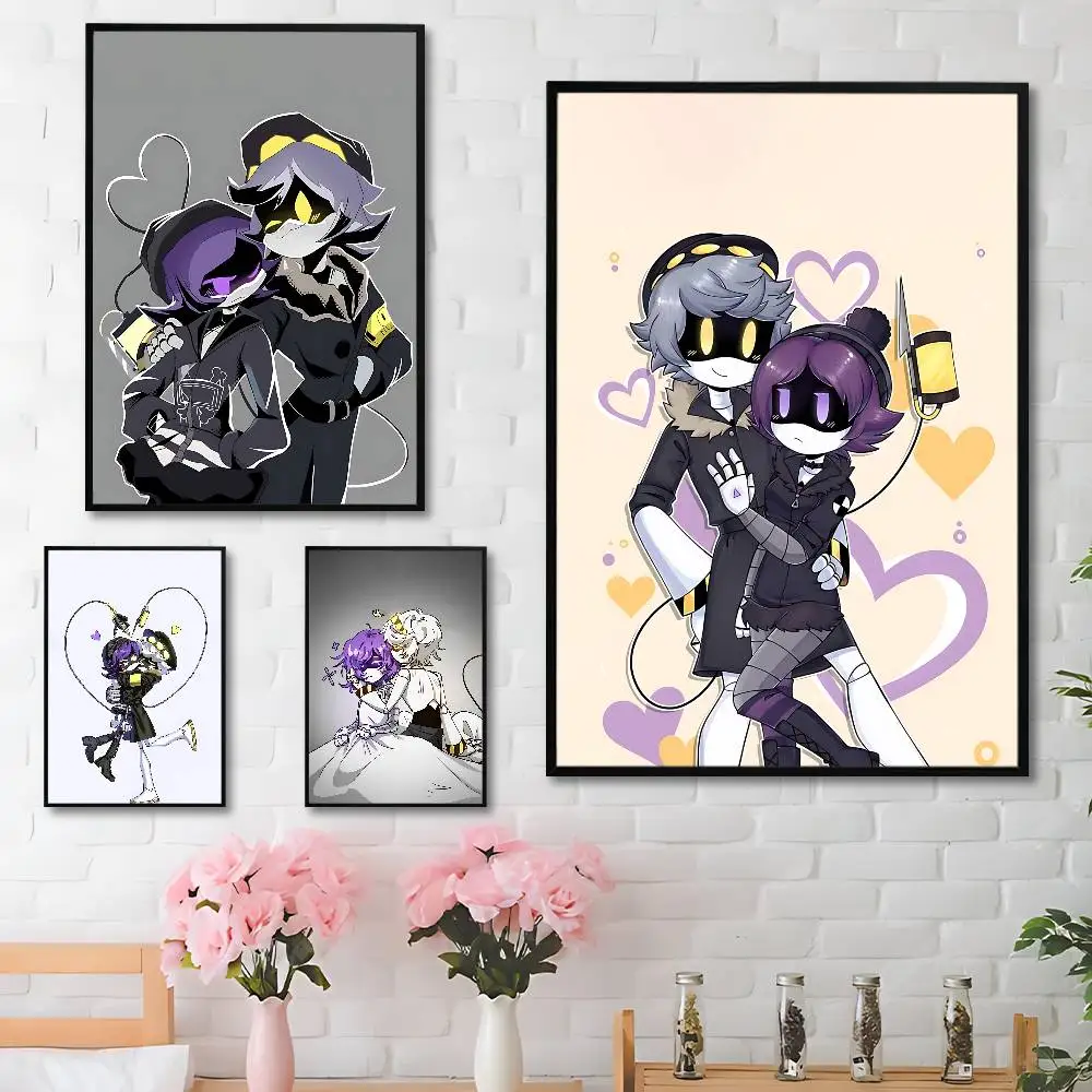 M-Murder D-Drones N Uzi New group Poster HD home decor sticky wall waterproof home living room bar aesthetic decor
