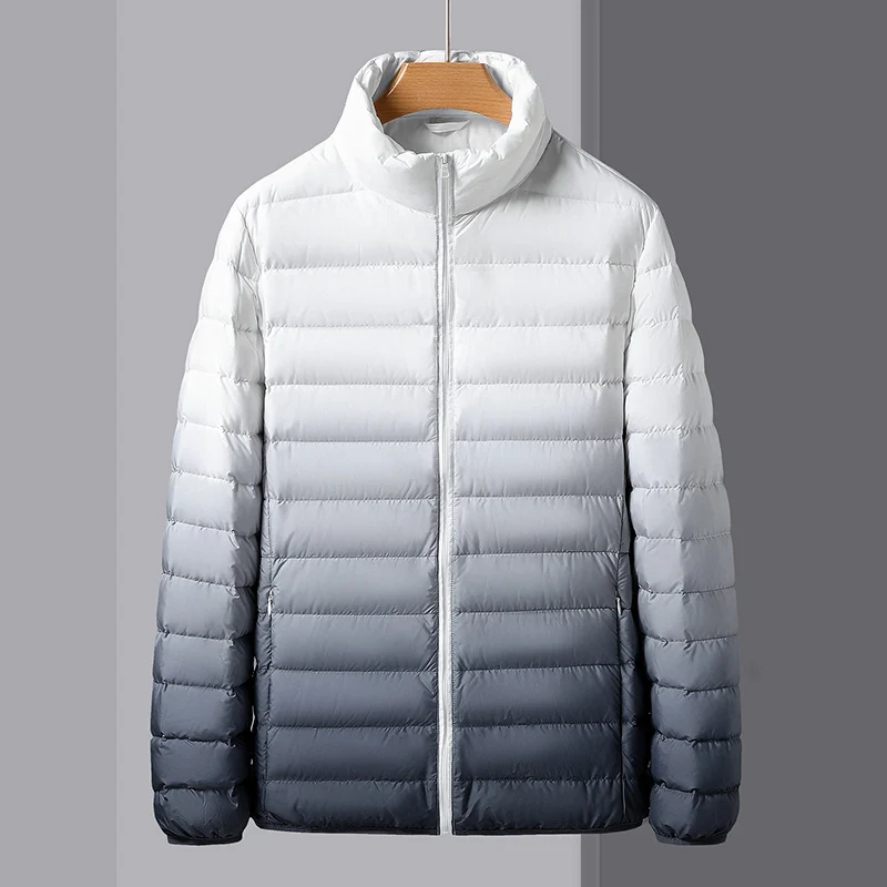 

Youth Fashionable and Handsome Warm Stand Up Collar Casual Down Jacket Winter Fashion Trend Versatile Breathable Warm Jacket