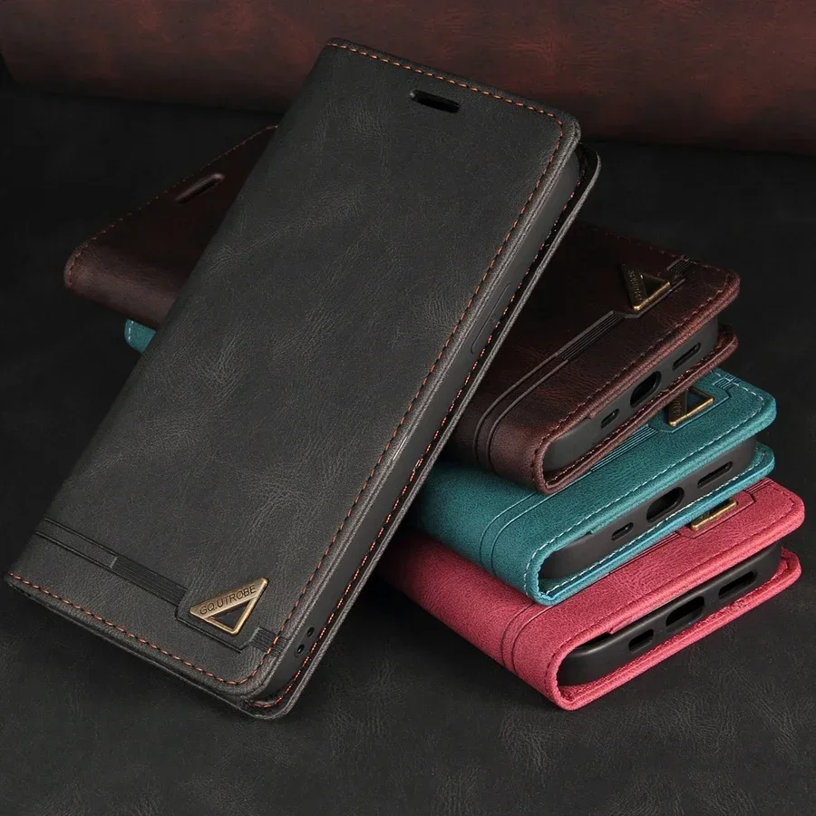 Luxus-Brieftaschenhülle mit Kartenfach, RFID-Blockierung, magnetischer Klapphülle aus Leder für Samsung Galaxy S26 Ultra S26 Plus S26 Cover Shell – Detail 17