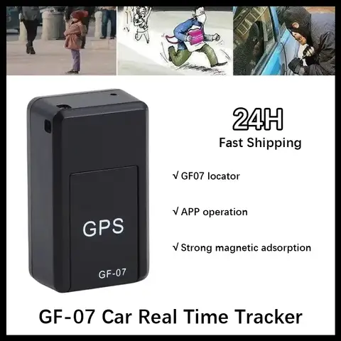 설치가 용이하고 원격 정밀 포지셔닝 GPS 로케이터 GF-07 자동차 차량용 정확하고 편리한 소형 로케이터