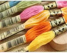 oneroom French DMC Floss Embroidery Floss Thread Yarn--447 Pieces Old Colors + 16 Pieces New DMC color