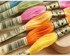 OneRoom French DMC Floss Embroidery Floss Thread Yarn--447 Pieces Old Colors + 16 Pieces New DMC Color
