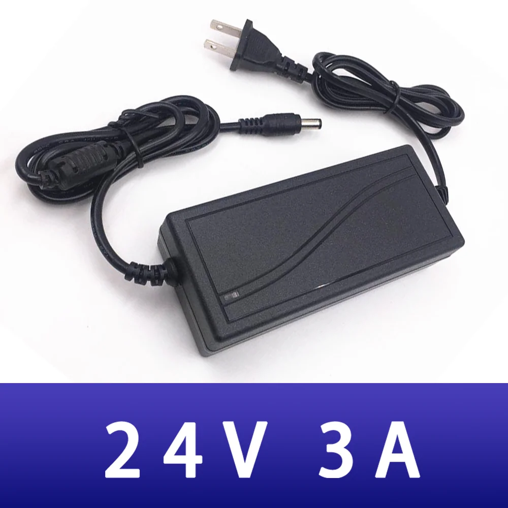 

AC DC New 24V 3A power adapter plug universal charger power adapter Ups for 24v route cctv wifi