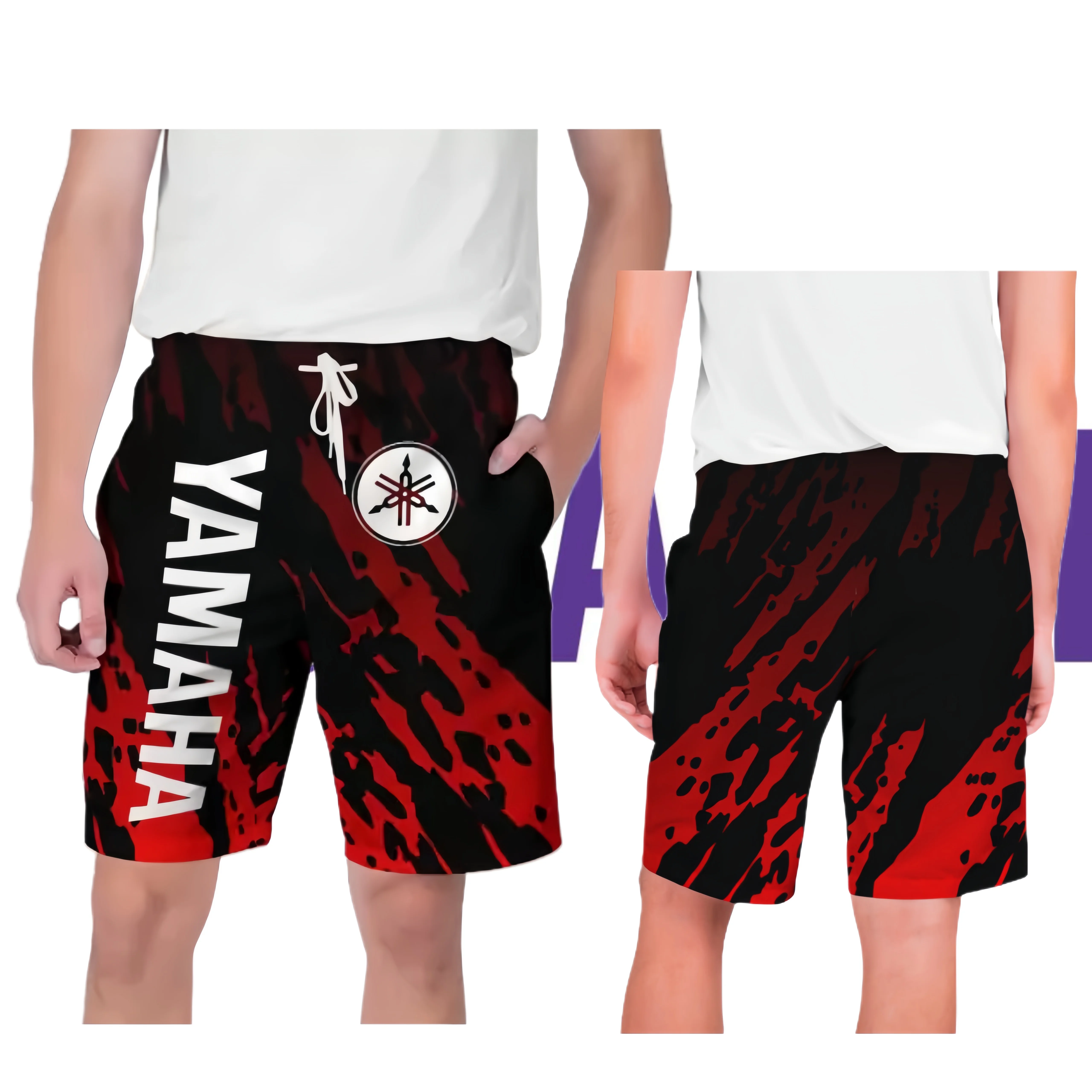 

25/26 Последние популярные шорты Yamaha для любителей мотоциклов, модные спортивные шорты, дышащие, быстросохнущие шорты для взрослых и детей