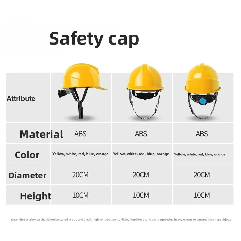 Construction Safety Helmet Hard Hat Thicken Anti Strong Rolling Adjustable Helmet Sturdy Breathable Industrial Climbing Helmet
