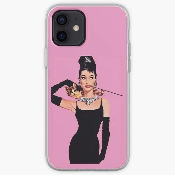 Audrey Hepburn Holly Golightly Breakf  Phone Case Customizable for iPhone X XS XR Max 11 12 13 14 Pro Max Mini 6 6S 7 8 Plus