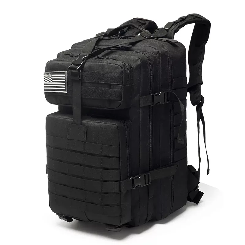Tactical 50L Waterproof Backpack Multifunctional Laptop Double Shoulder 3P Bag for Hiking Camping Mountaineering