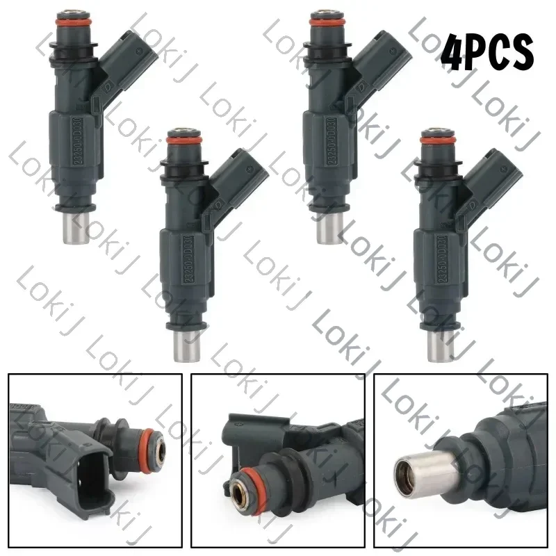 High quality 4X Fuel Injector Nozzle For Toyota COROLLA 01-08 1.4 VVT-i 0280155936 23250-0D020 23250-0D030 FREE SHIPPING!!!