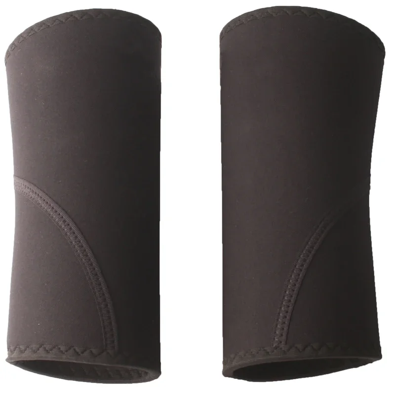 NONE 7mm Neopren Professionelle Kniebandagen für Gewichtheben, Schwarze Starre Knieunterstützung für Powerlifting, Polster für Kniegelenkschutz