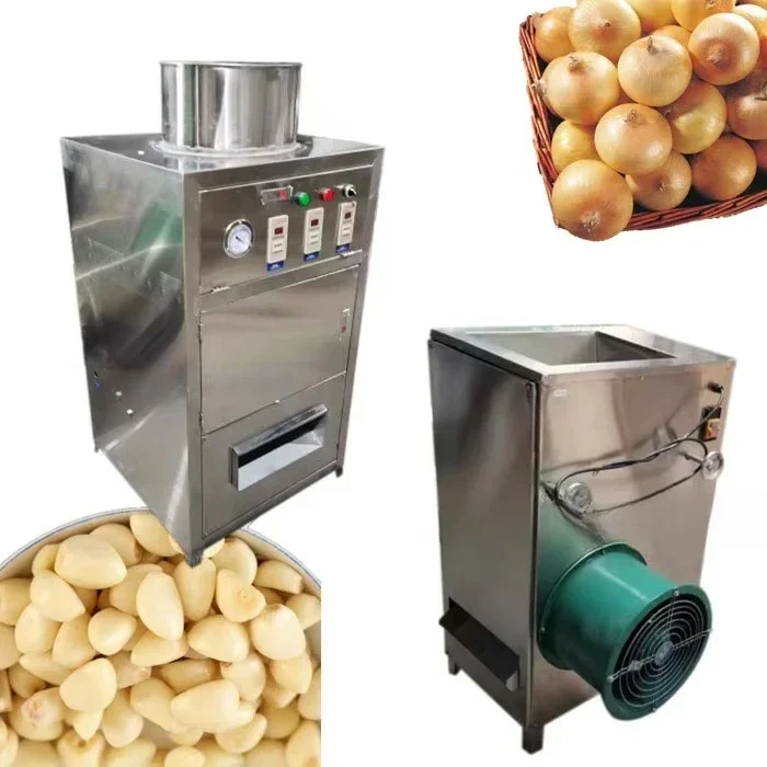 Automatic Commercial Garlic Peeling Machine Organic Garlic Processor 95% Peel Rate Industrial Garlic Skin