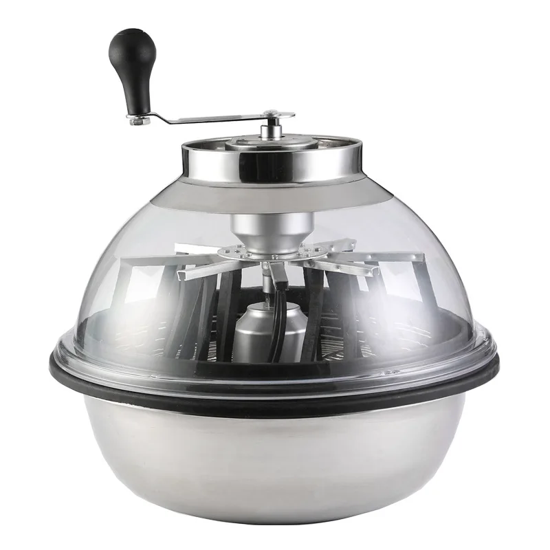 

16-Inch bowl-shaped grass shredder, manual hydroponic leaf bud trimmer, bowl-shaped rotary roller leaf trimmer