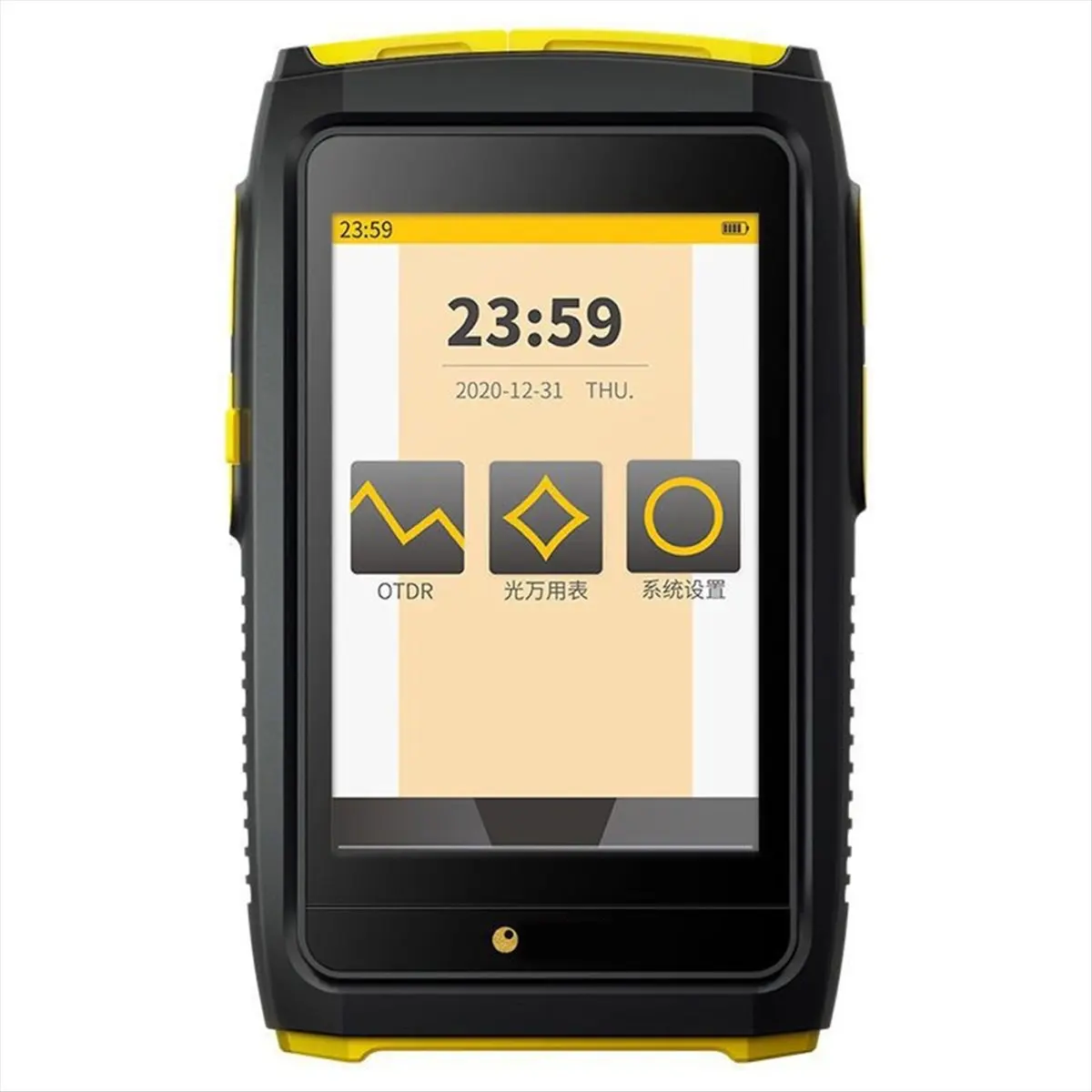 A73T Mini OTDR Optic Otdr Optical Reflector Active Fiber Live Tester 1550nm 20dB 80km SC Fiber Reflectometer Touch Screen