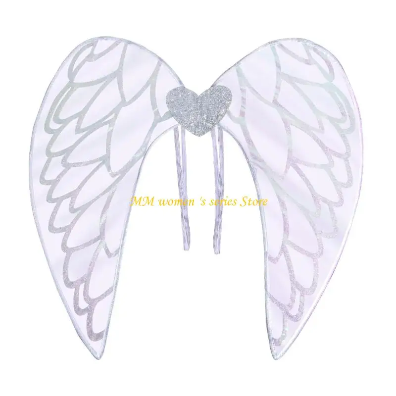 

Q39C Fairys Wing Princess Costume Butterfly Wing Stage Party Props Angel Wing Gifts