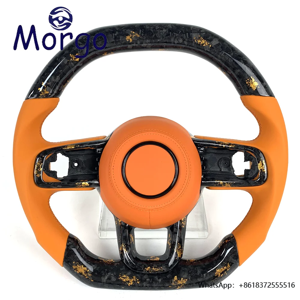 

daCar Accessories for Jeep Grand Cherokee SRT Wrangler JK JL Gladiator Renegade Trackhawk Customized Carbon Fiber Steering Wheel