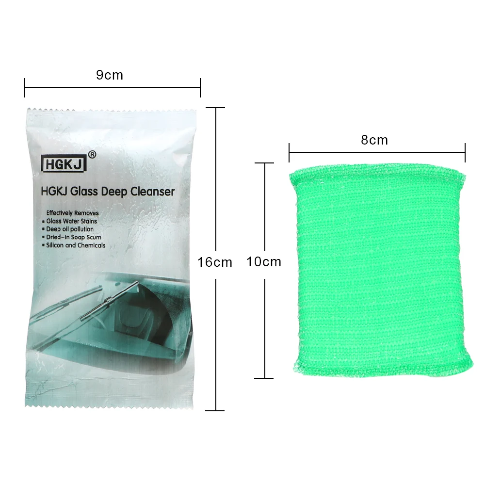 HGKJ-Éponge magique pour réparer les rayures, enlever le film d'huile, pare-brise de fenêtre de voiture, accessoires de livres, surface de voiture, 1 pièce