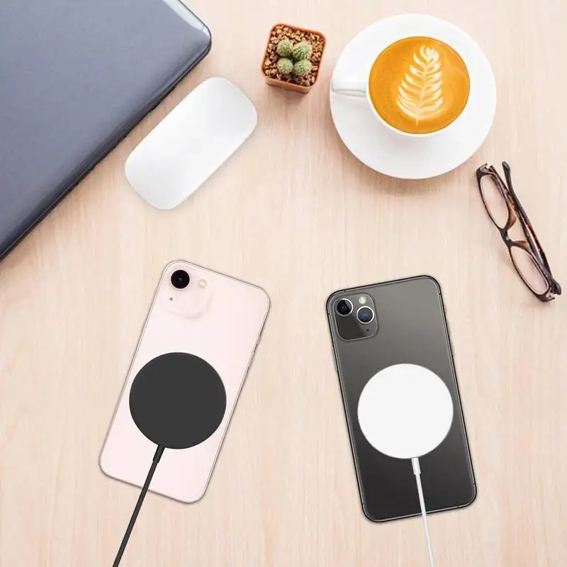 2in1 interface 15w Fast Magnetic Wireless Charger for Tablets & Smartphones Wireless Charging Pad Charging Phone Accessories