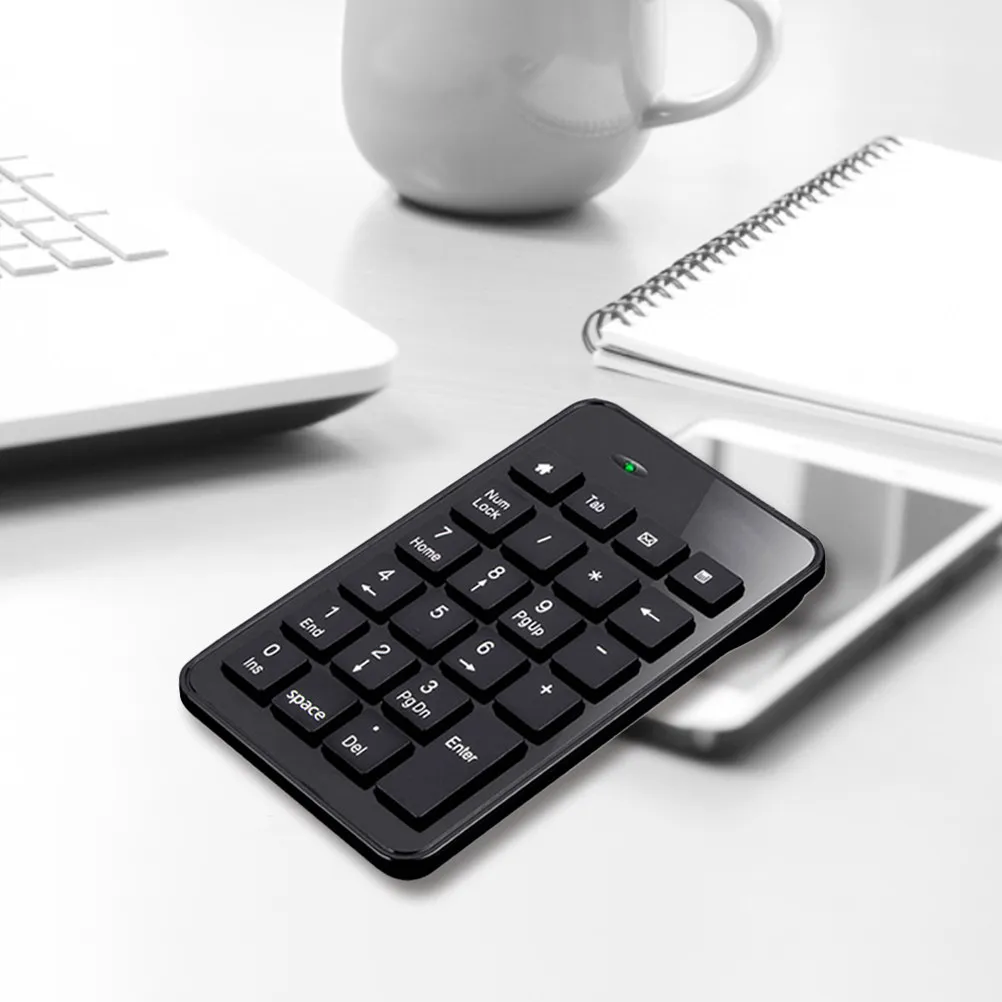 22 Key Wired Digital Keypad USB Powered Number Keyboard for Computer Laptop Mini Lightweight Numeric Pad with Plug and Play