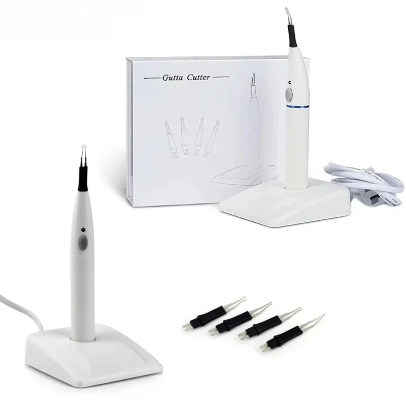 Wireless Dental Lab Endo Gutta Percha Cutter Dental Gel Dissolver Cutta + 4/8 Heated Apiculopathy Equipment