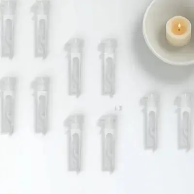 12 conjuntos de peças de reparo de persianas verticais de design simples, práticas para decoração de escritório doméstico, peças de reposição de persianas verticais