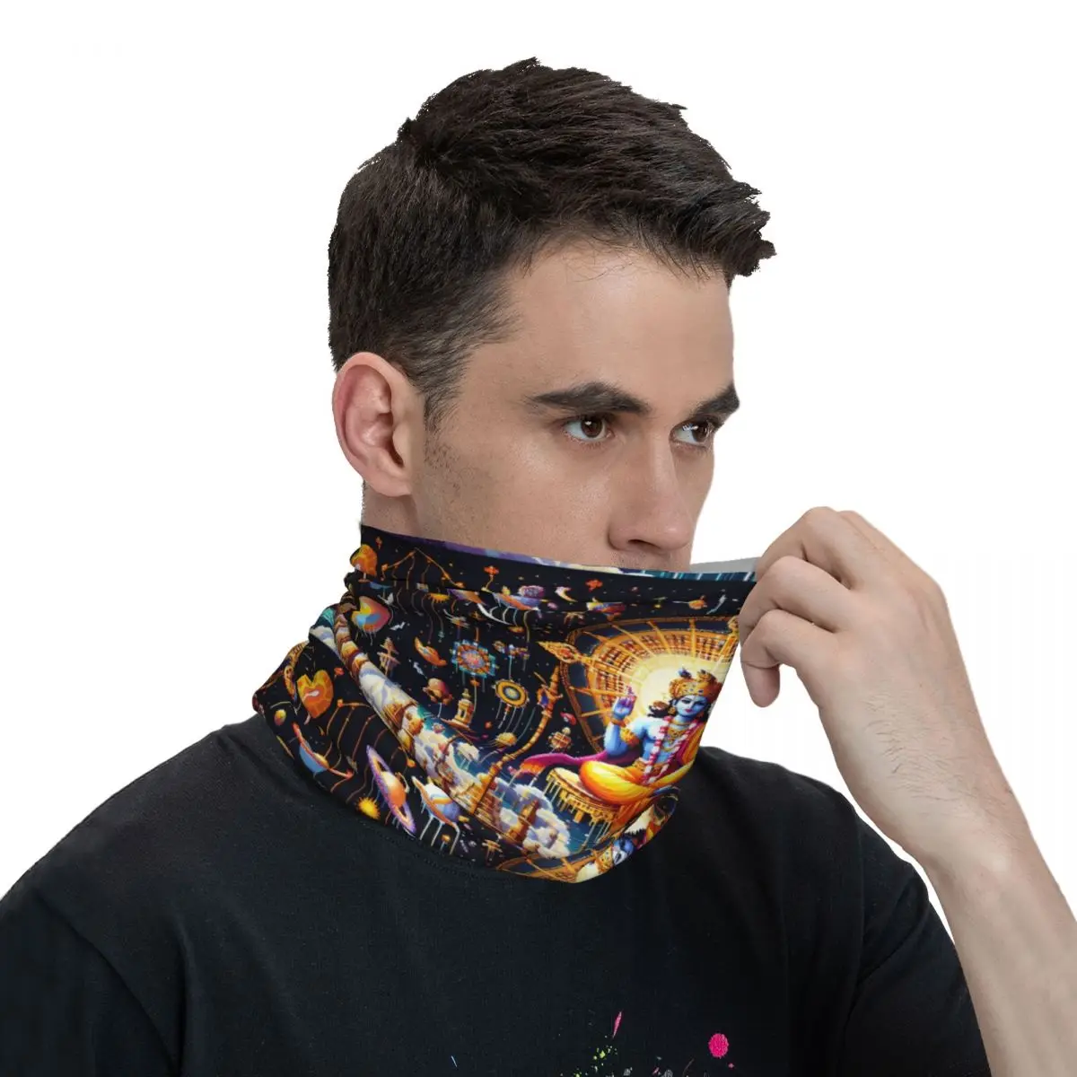 Beautiful Dance Scarf Neckerchief Neck Face Mask Polyester
