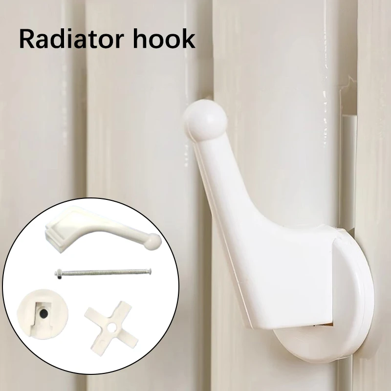 Home Radiator Clothes Hanger Plastic Towel Holder For Radiator Hanging Clothes Shelf Heat Resistant Bathroom Heated Hooks