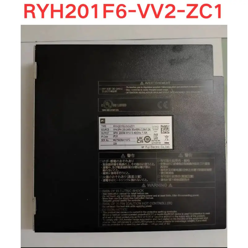 Used RYH201F6-VV2-ZC1 Servo driver Function check OK