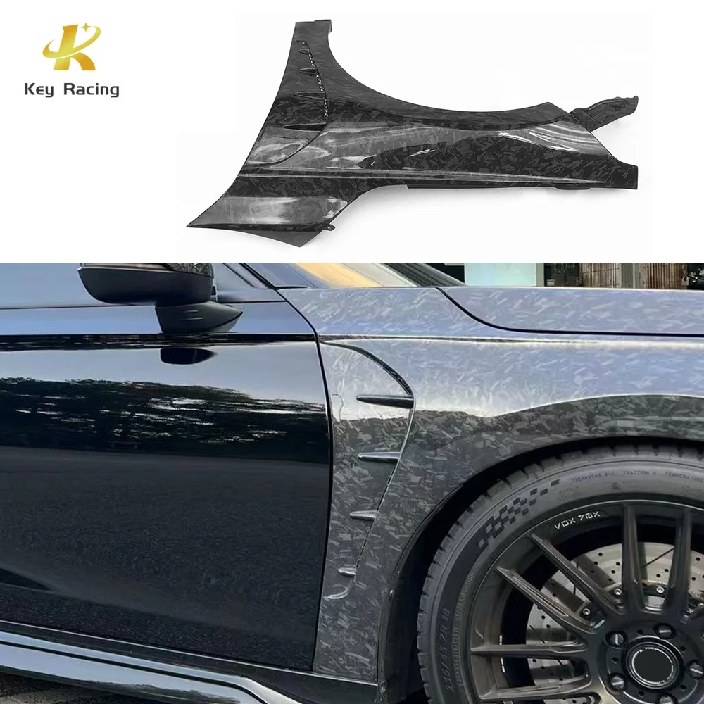 For Honda 11th Gen Civic 2022+ Forged Carbon Fiber Engine Hood Cover Bonnet