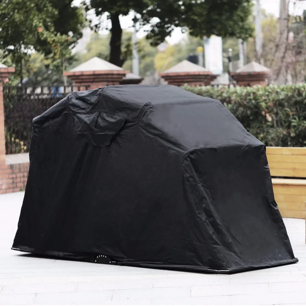 Heavy Duty Motorcycle Shelter Shed Cover Storage Garage Tent waterproof 106.5