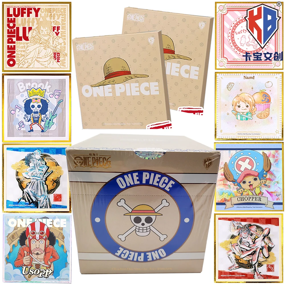 

New KABAO Genuine One Piece Exquisite Character Card Christmas Fun Gift Kid's Like Anime Protagonist Creative Color Paper Card
