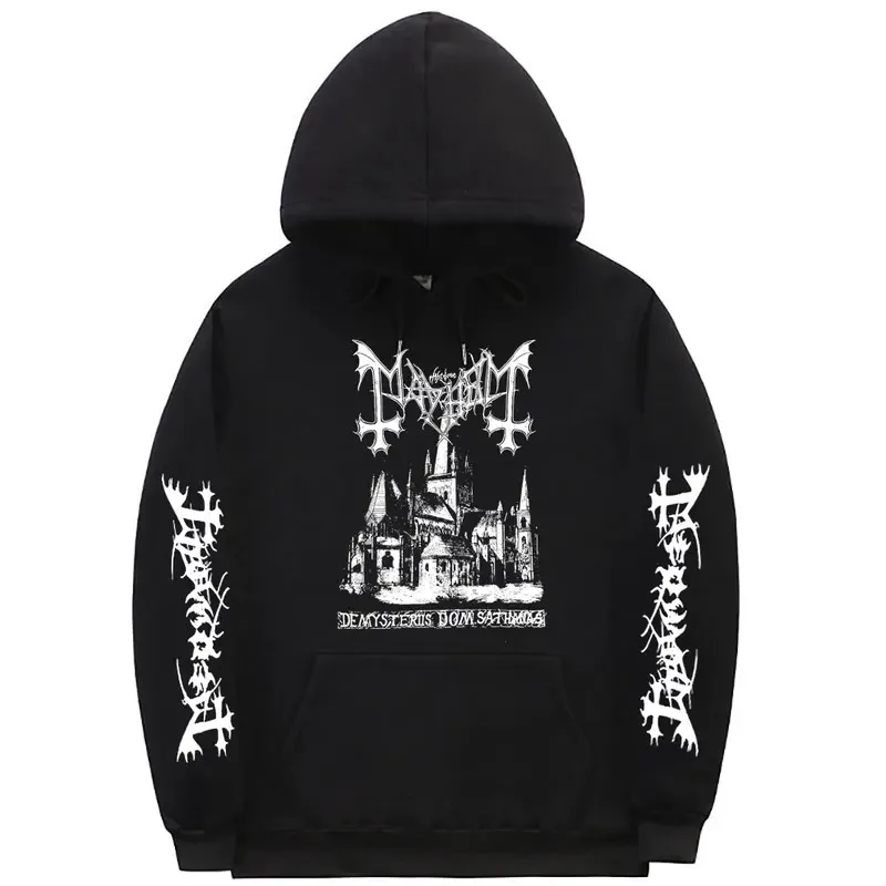 

Новая толстовка с графическим принтом Mayhem Deathcrush Euronymous Dead Varg, модная повседневная толстовка оверсайз для мужчин и женщин, мужская рок-толстовка