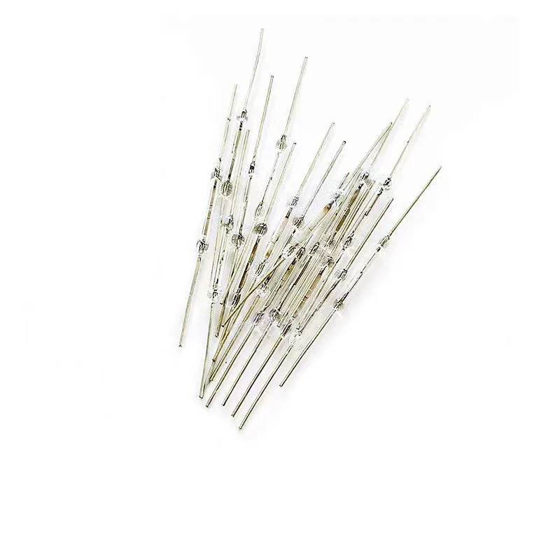 10PCS Weiß Y213 Reed Schalter 2*14mm Normal Offen Magnetische Induktion Schalter