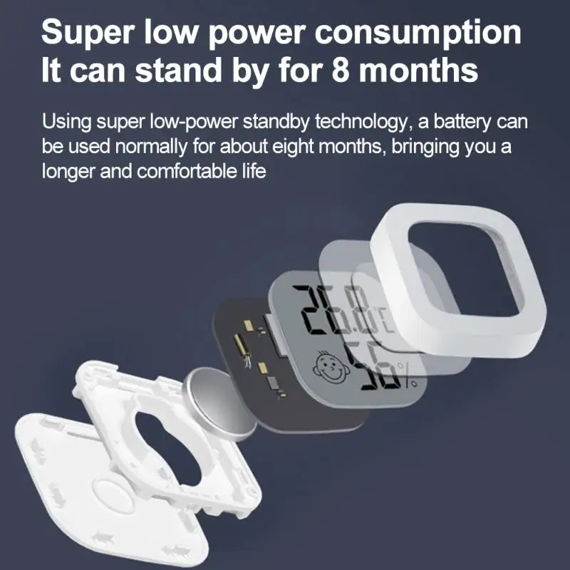Tuya Zigbee Temperatuur Vochtigheidssensor Met Batterij Lcd Digitale Display Thermometer Hygrometer Voice Control Via Alexa Google