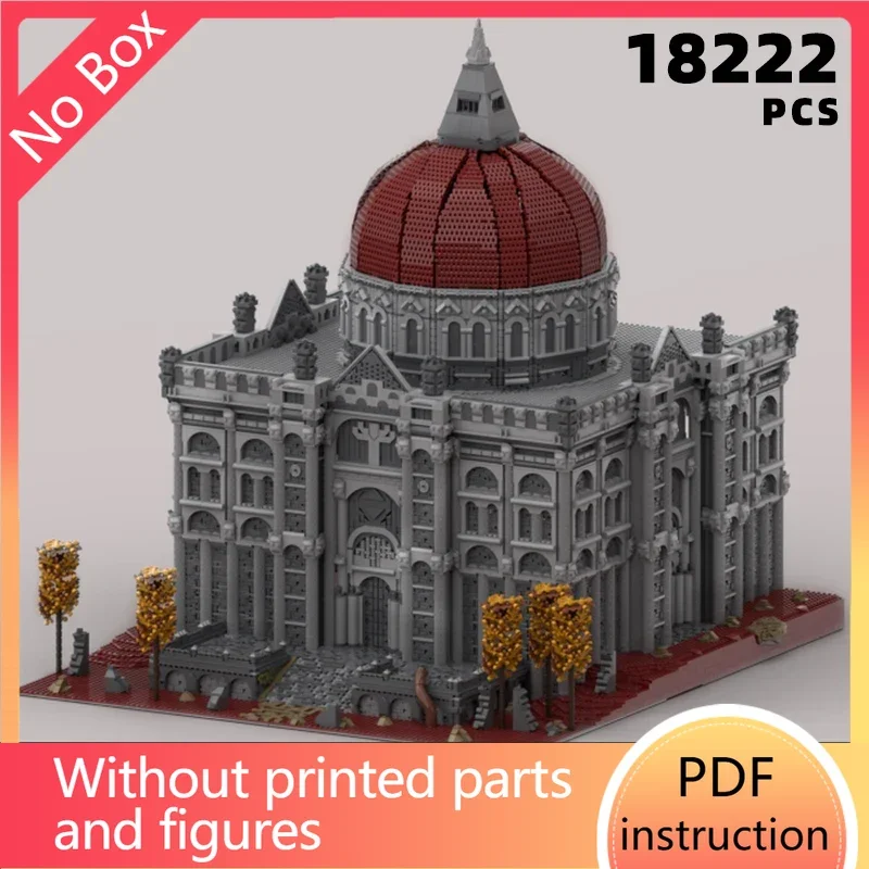 soulslike game scene bricks sanctum boss battle diorama blocks medieval church architecture ring building product moc monster
