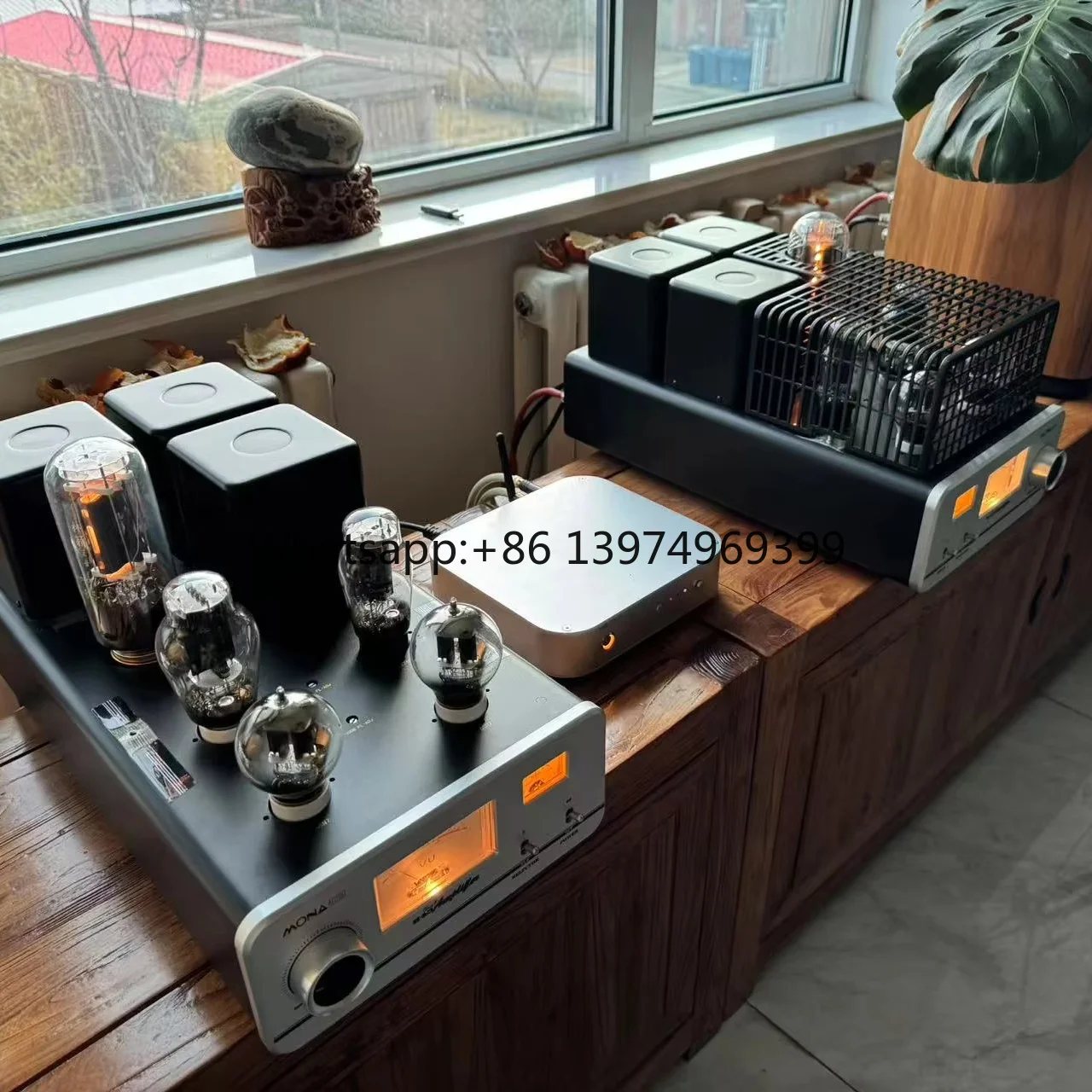 Villa 300B-845 35W Class a High Power Split HIFI Tube Amplifier Sound Quality Shocking High Fidelity High-End Tube Amplifier