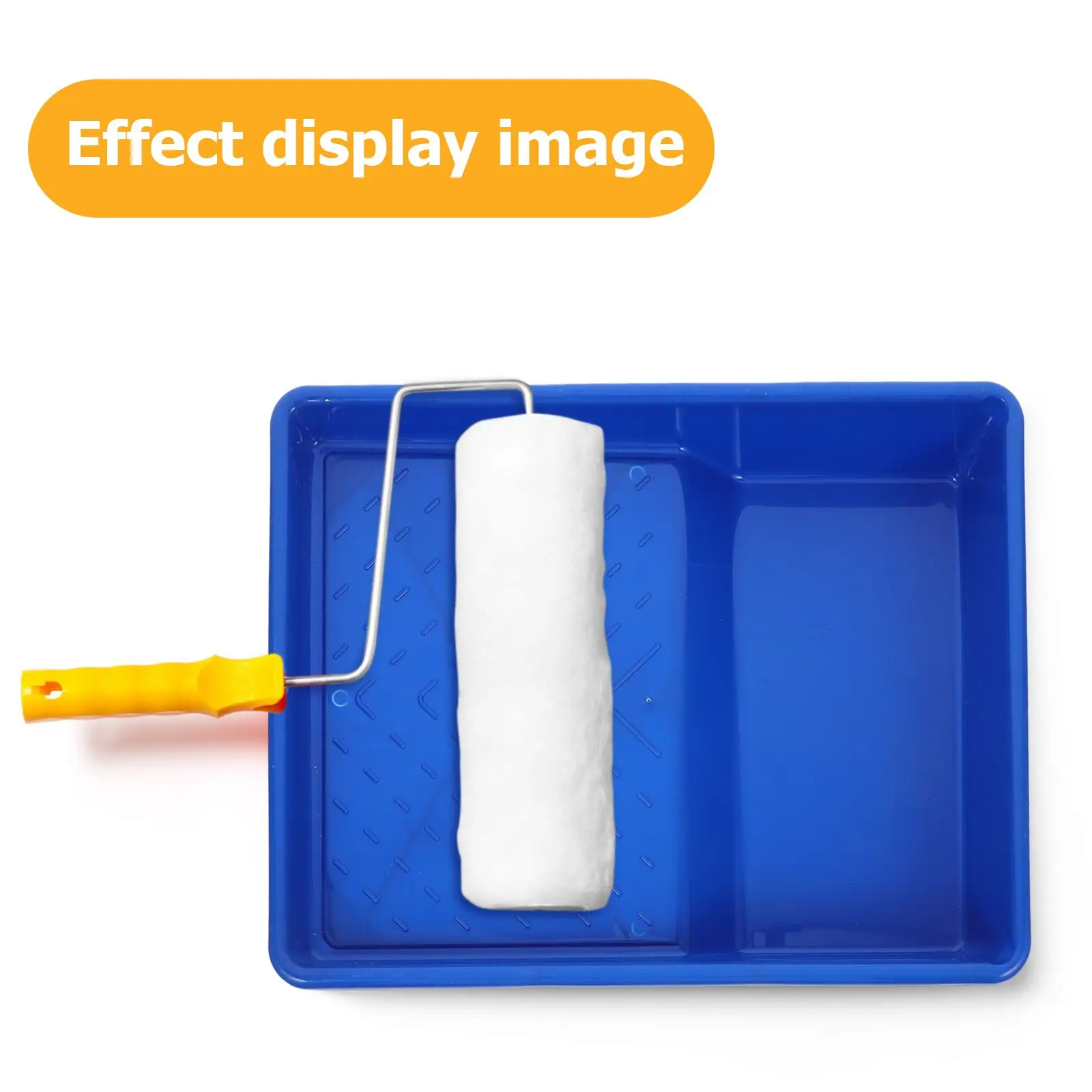 Supporto per vassoio di vernice da 9 pollici Fodere per padelle Forniture per pittura murale Carta in plastica Organizzatore di lettere Viaggio a rulli