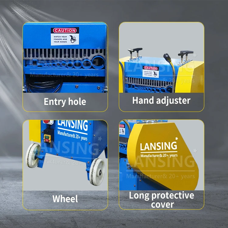Copper Wire Cable Peeling Machine F50-1 1-45mm Electric Cable Wire Stripping Machine Scrap Cable Peeling Machine